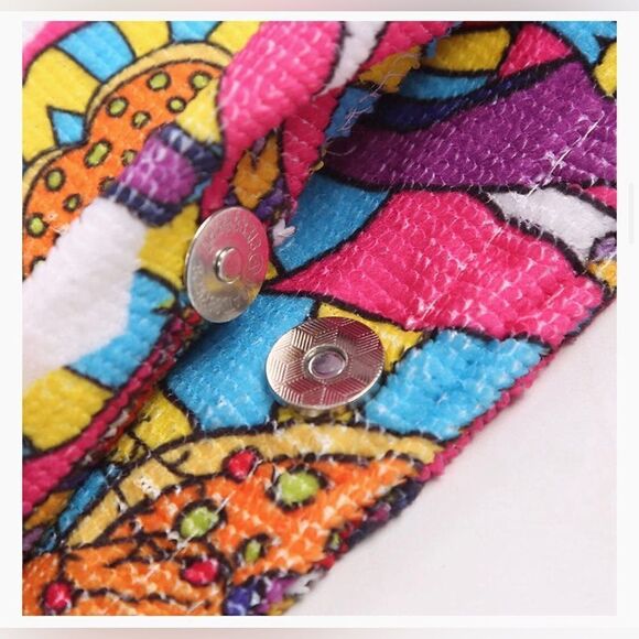 NWT … JANICE “ 2 In 1 “ Tote Bag / Beach Towel - Picture 11 of 12